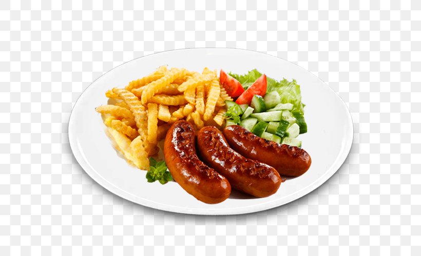 French Fries Bratwurst Barbecue Pickled Cucumber Sausage, PNG, 700x500px, French Fries, American Food, Barbecue, Bockwurst, Bratwurst Download Free