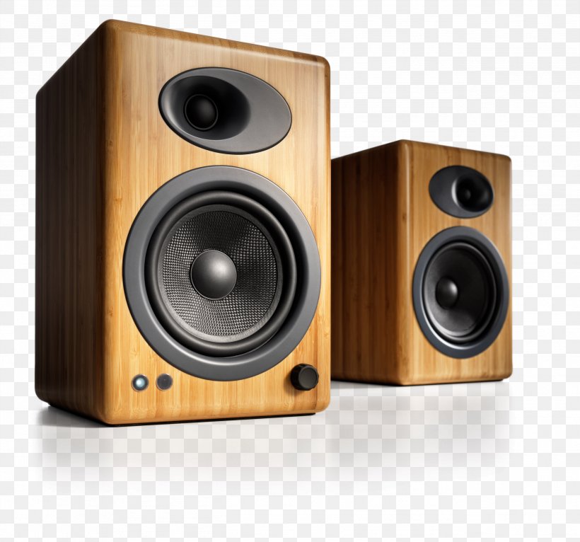 Audioengine A5+ Powered Speakers Loudspeaker, PNG, 2598x2428px, Powered Speakers, Audio, Audio Equipment, Audiophile, Bookshelf Speaker Download Free