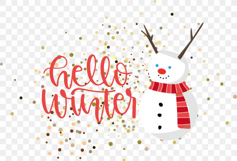 Hello Winter Welcome Winter Winter, PNG, 3000x2042px, Hello Winter, Cartoon, Christmas Day, Christmas Ornament, Christmas Ornament M Download Free