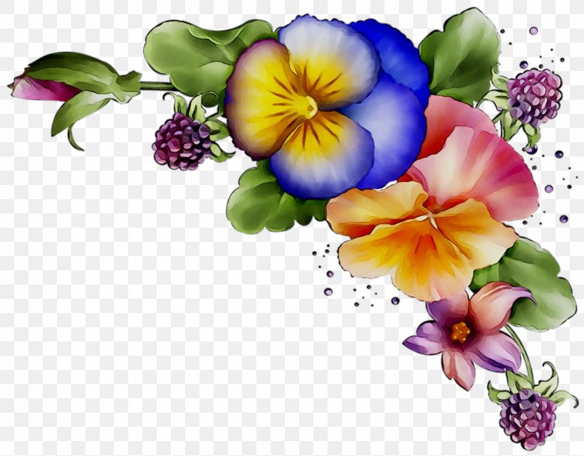 Pansy Illustration Floral Design Herbaceous Plant, PNG, 1391x1089px, Pansy, Floral Design, Flower, Flowering Plant, Herbaceous Plant Download Free
