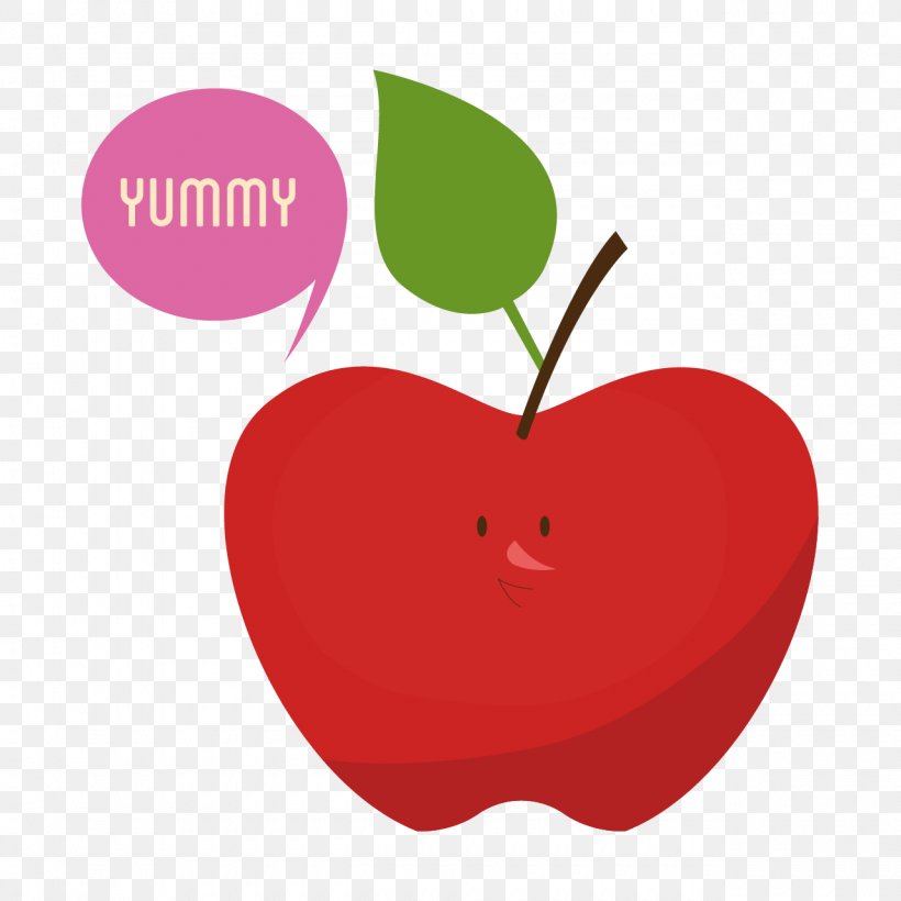 Vector Graphics Image Design, PNG, 1280x1280px, Cartoon, Apple, Food, Fruit, Heart Download Free