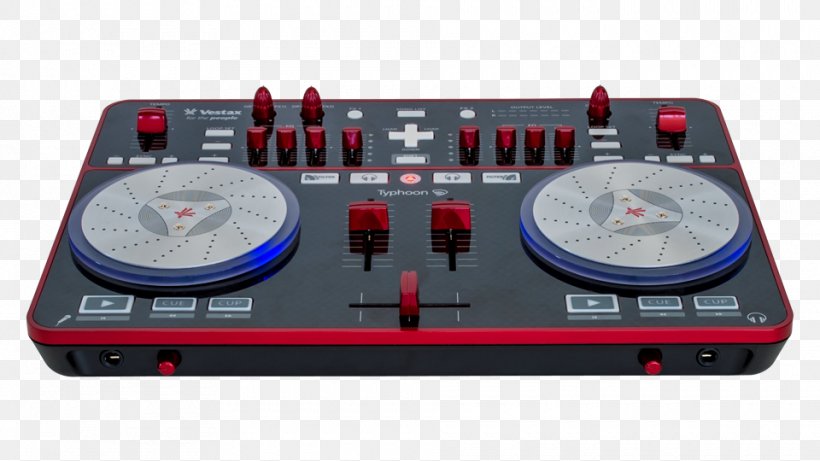 Vestax Typhoon Electronic Musical Instruments MIDI Controllers Audio Mixers, PNG, 960x540px, Electronic Musical Instruments, Audio, Audio Equipment, Audio Mixers, Circuit Component Download Free