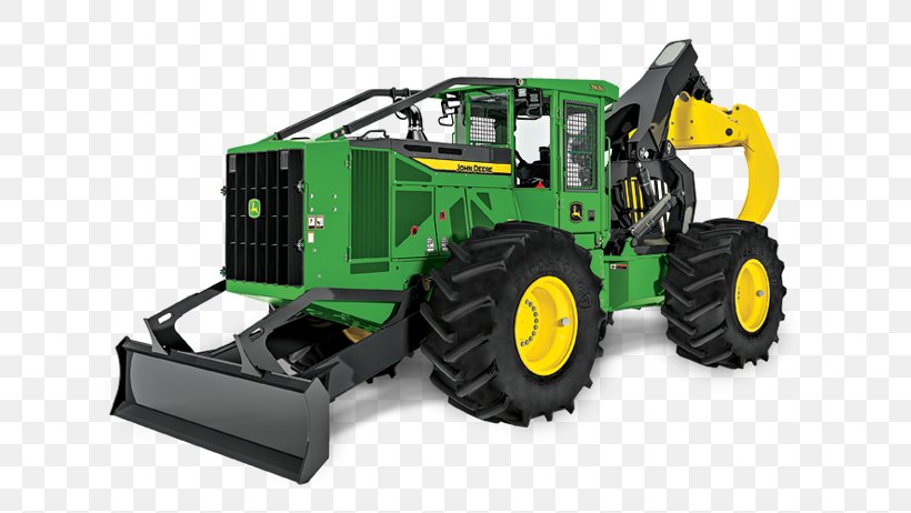 John Deere Caterpillar Inc. Skidder Grapple Tractor, PNG, 642x462px, John Deere, Agricultural Machinery, Automotive Tire, Axle, Caterpillar Inc Download Free