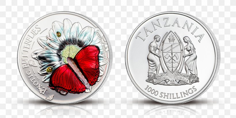 Silver Coin Hobart's Red Glider Silver Coin Locket, PNG, 1000x500px, Coin, Body Jewellery, Body Jewelry, Butterflies And Moths, Butterfly Download Free