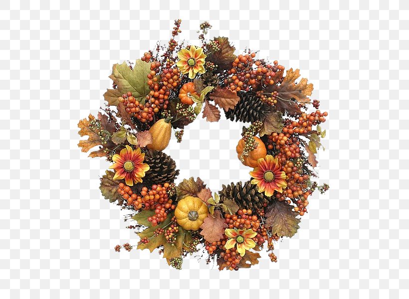 Wreath Fruit Flower Clip Art, PNG, 600x600px, Wreath, Autumn, Christmas Decoration, Cut Flowers, Decor Download Free