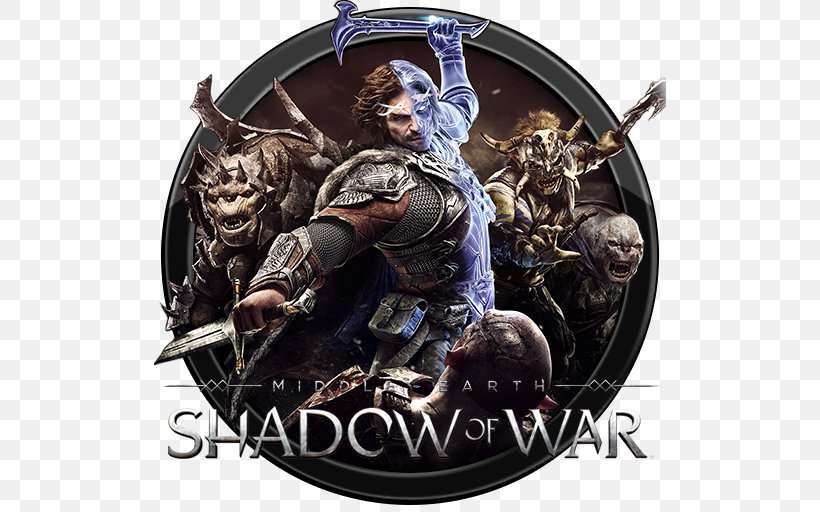 Middle-earth: Shadow Of War Middle-earth: Shadow Of Mordor The Lord Of The Rings: The Third Age Video Games Monolith Productions, PNG, 512x512px, Middleearth Shadow Of War, Downloadable Content, Electronic Entertainment Expo 2017, Fictional Character, Game Download Free