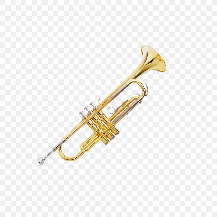 Musical Instrument Brass Instrument Trumpet Woodwind Instrument Trombone, PNG, 1000x1000px, Watercolor, Cartoon, Flower, Frame, Heart Download Free