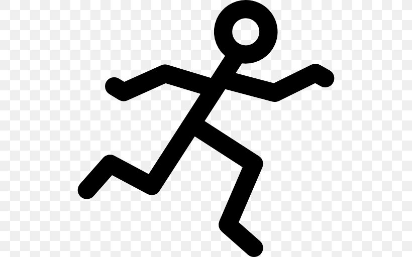 People Run Vector, PNG, 512x512px, Running, Area, Black And White, Human Behavior, Silhouette Download Free
