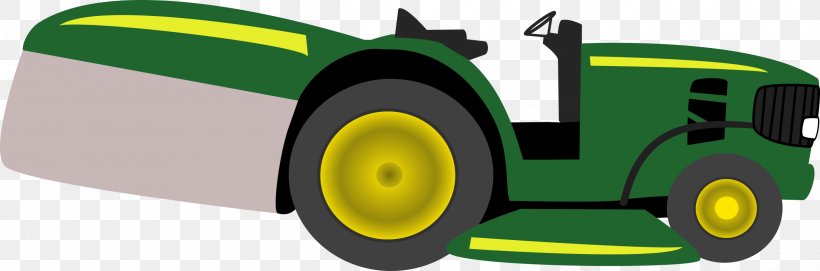 Lawn Mowers Tractor Clip Art, PNG, 2400x796px, Lawn Mowers, Agricultural Machinery, Agriculture, Automotive Design, Automotive Tire Download Free