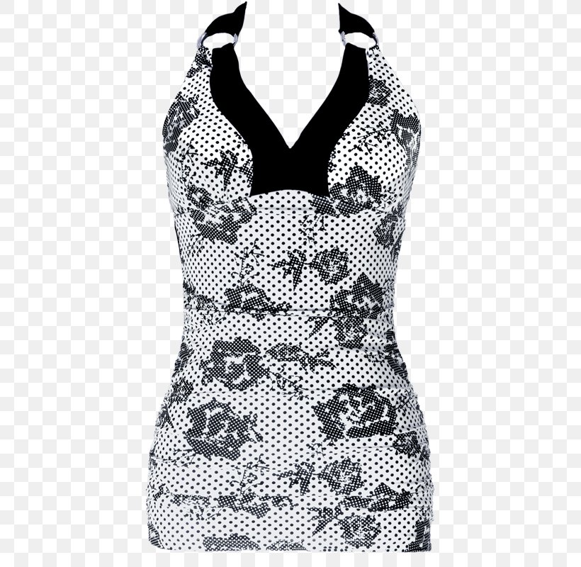 Polka Dot Sleeve Blouse Dress Neck, PNG, 411x800px, Polka Dot, Black, Black And White, Blouse, Clothing Download Free
