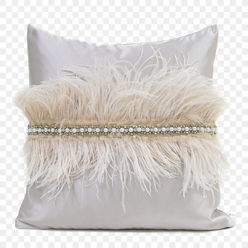 Feather Throw Pillows Common Ostrich Cushion, PNG, 1000x1000px, Feather, Bed Sheets, Between The Sheets, Common Ostrich, Cushion Download Free
