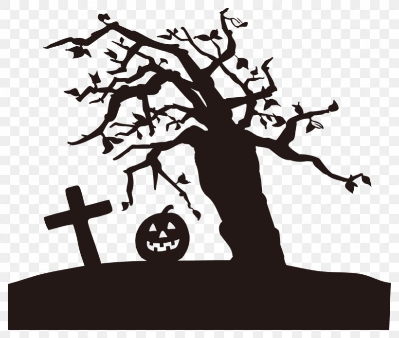 Halloween Witch Illustration, PNG, 821x696px, Halloween, All Saints Day, Black And White, Branch, Brand Download Free