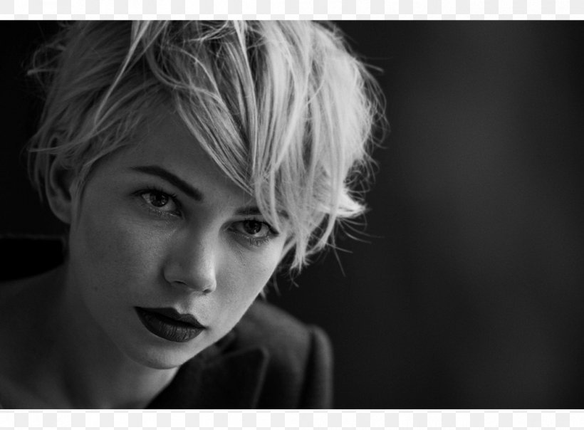 Michelle Williams Black And White Photography Portrait, PNG, 1042x768px, Watercolor, Cartoon, Flower, Frame, Heart Download Free
