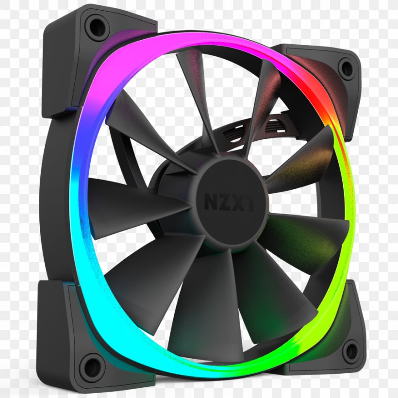 Computer Cases & Housings RGB Color Model Nzxt Computer Fan, PNG ...