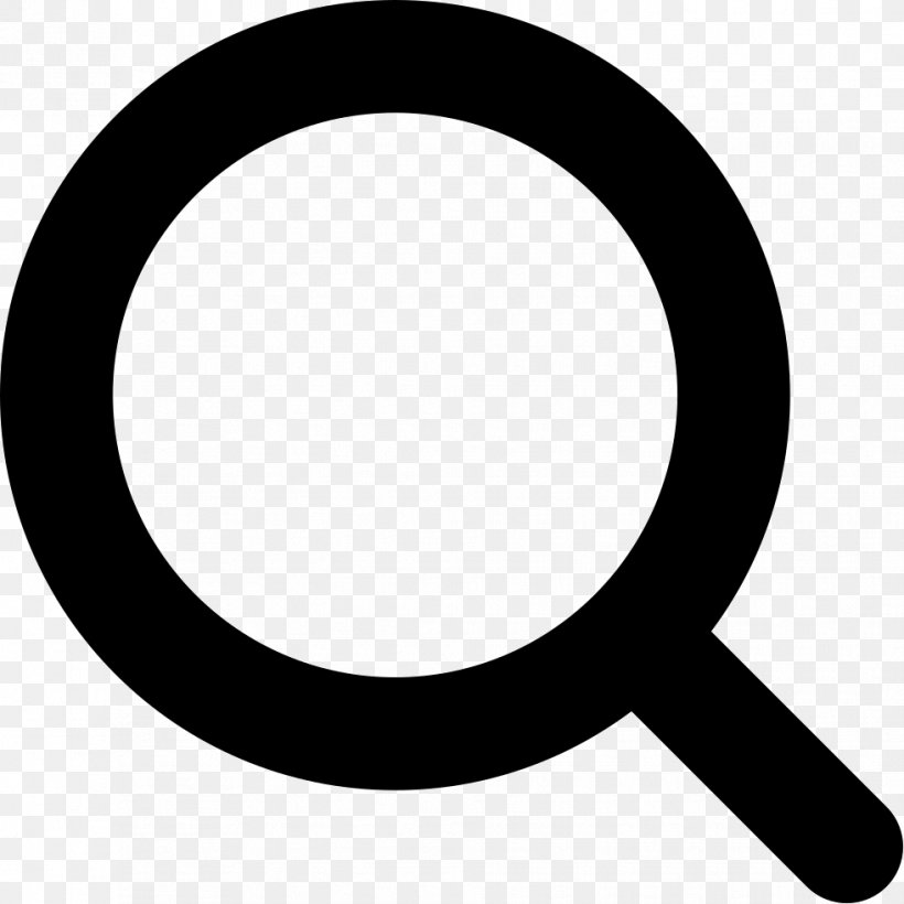 Magnifying Glass Symbol Magnifier, PNG, 981x981px, Magnifying Glass, Black And White, Glass, Magnification, Magnifier Download Free