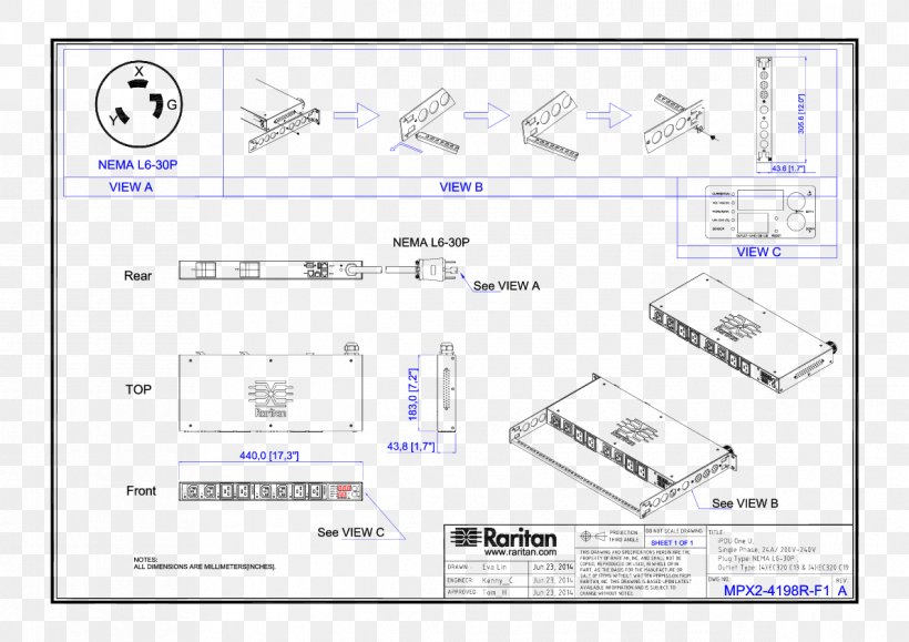 Diagram Power Distribution Unit Electrical Wires & Cable Raritan Inc. AC Power Plugs And Sockets, PNG, 1191x842px, 19inch Rack, Diagram, Ac Power Plugs And Sockets, Alternating Current, Area Download Free