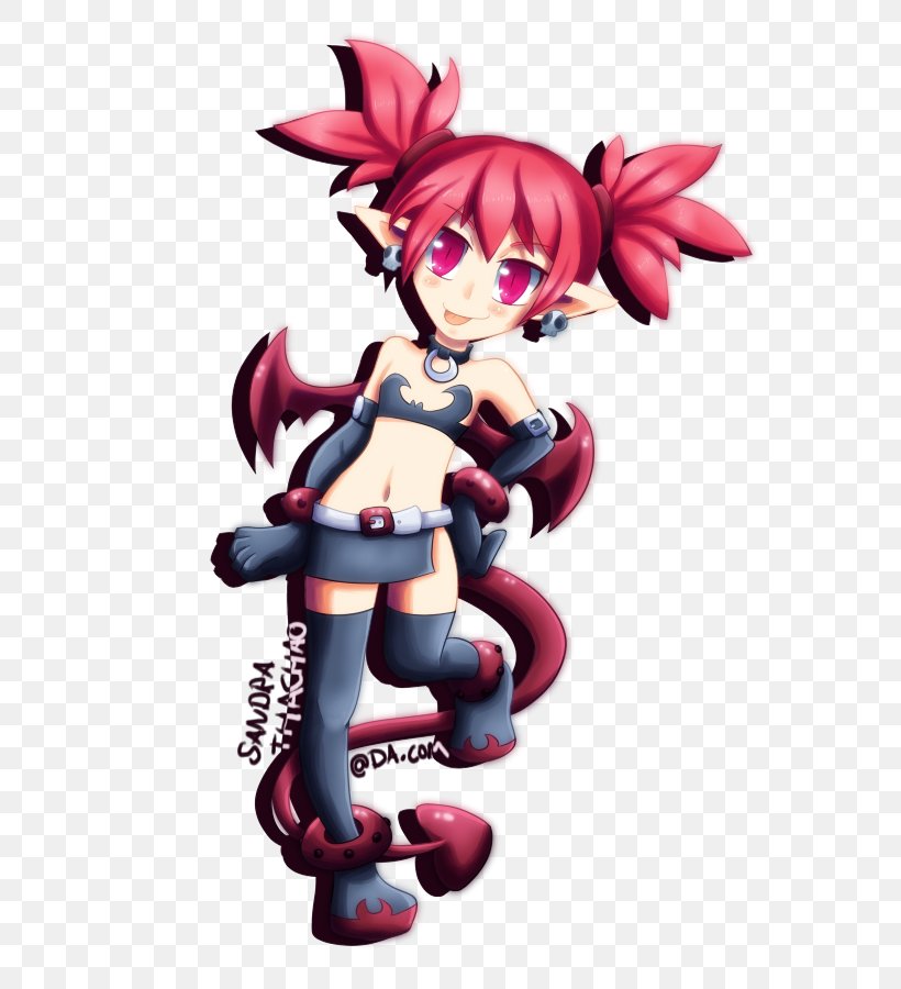 Disgaea: Hour Of Darkness Disgaea 3 Etna Sprite, PNG, 700x900px, Watercolor, Cartoon, Flower, Frame, Heart Download Free