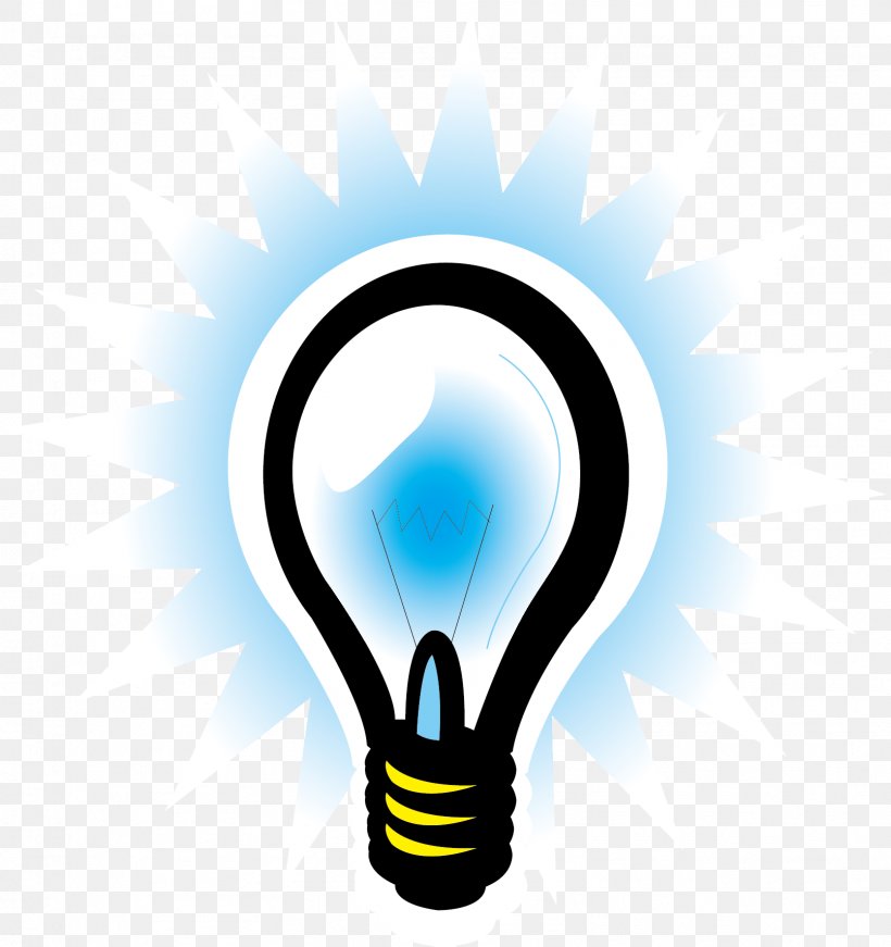 Incandescent Light Bulb, PNG, 1611x1712px, Light, Blue, Cartoon, Creativity, Designer Download Free