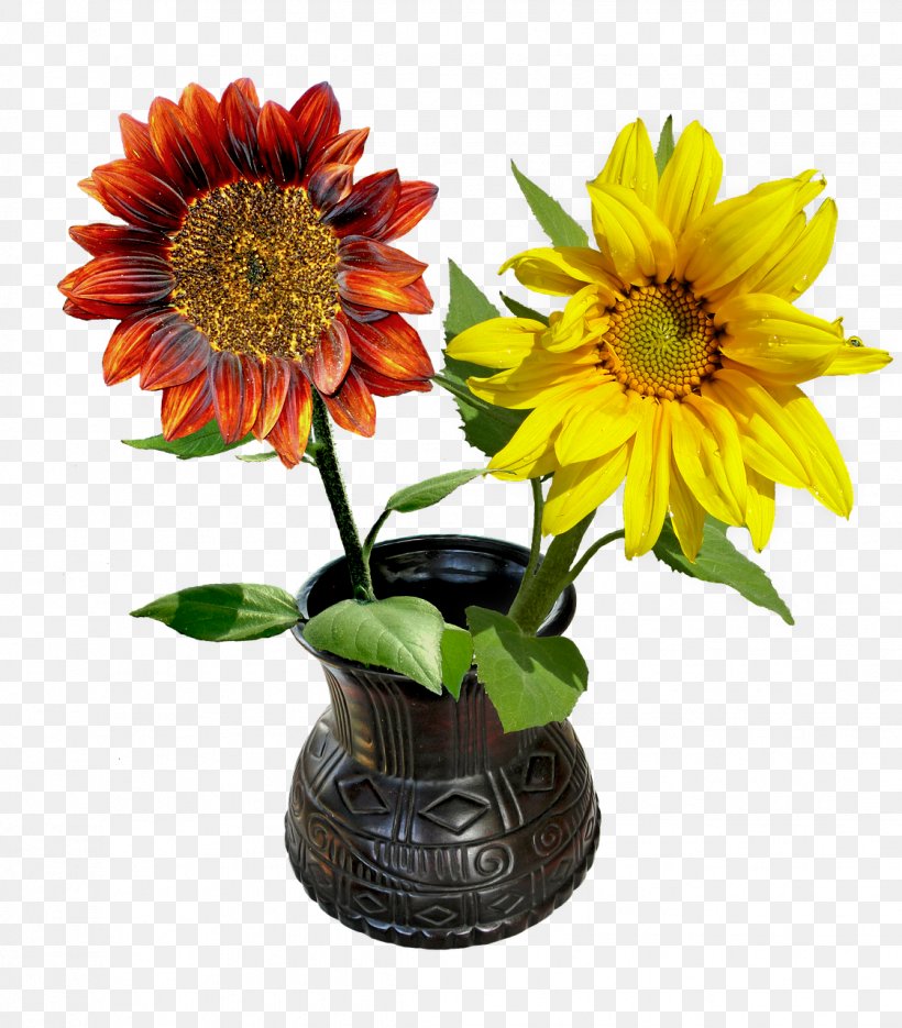 Common Sunflower Flowerpot, PNG, 1122x1280px, Common Sunflower, Artificial Flower, Bonsai, Cut Flowers, Daisy Family Download Free