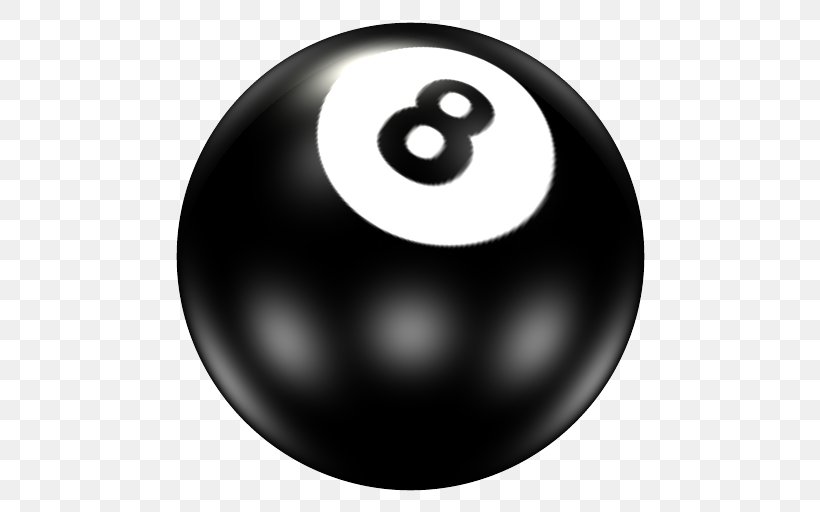 8 Ball Pool Eight-ball, PNG, 512x512px, 8 Ball Pool, Ball, Billiard Ball, Billiards, Black And White Download Free