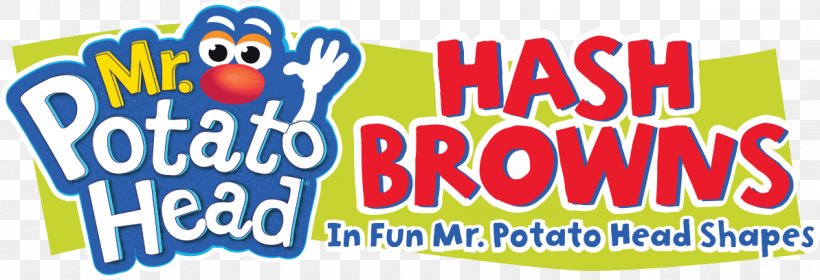 Mr. Potato Head Hash Browns Logo Food, PNG, 1193x408px, Mr Potato Head, Advertising, Area, Banner, Brand Download Free