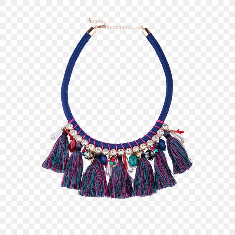 Necklace Jewellery Clothing Accessories Cobalt Blue Chain, PNG, 920x920px, Necklace, Bead, Blue, Chain, Clothing Accessories Download Free