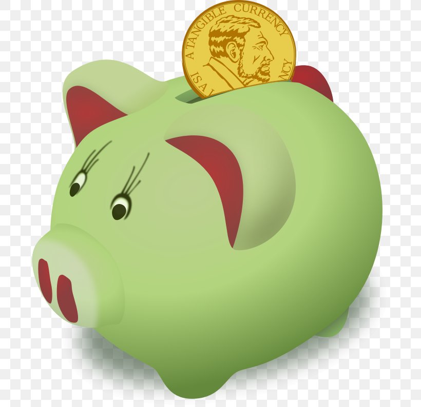Piggy Bank Clip Art, PNG, 695x794px, Piggy Bank, Bank, Coin, Green, Money Download Free