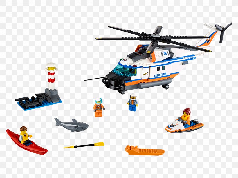 LEGO 60166 City Heavy-duty Rescue Helicopter Lego City Toy, PNG, 2400x1799px, Lego, Aircraft, Bricklink, Construction Set, Helicopter Download Free