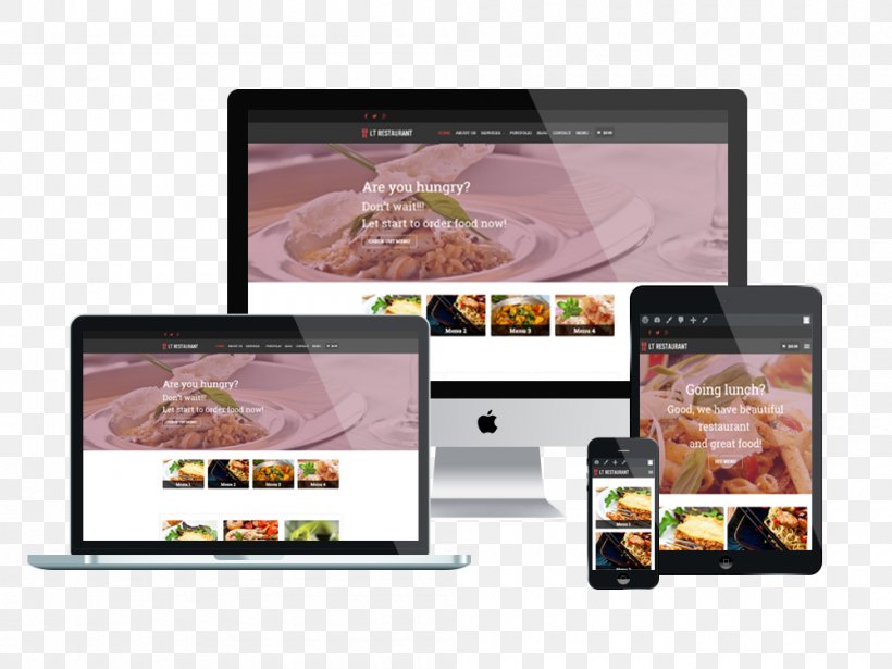 Responsive Web Design Web Template System Restaurant, PNG, 1000x750px, Responsive Web Design, Fast Food Restaurant, Gadget, Mobile Web, Multimedia Download Free