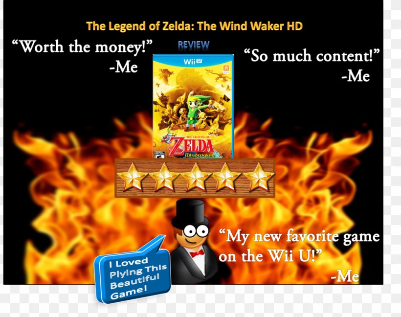 The Legend Of Zelda: The Wind Waker HD Wii U Game Computer, PNG, 1005x795px, Legend Of Zelda The Wind Waker, Advertising, Brand, Computer, Flame Download Free