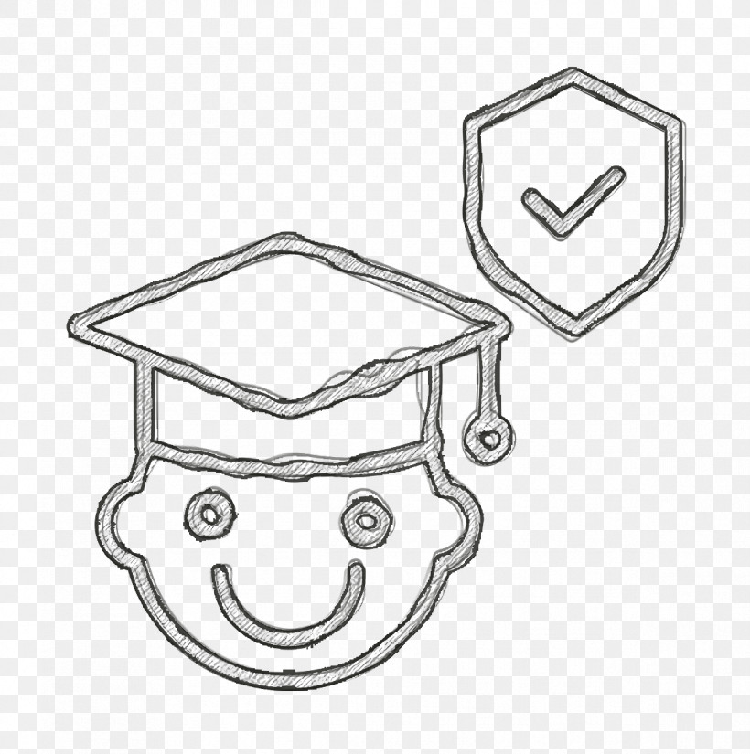 Insurance Icon Scholarship Icon, PNG, 1188x1196px, Insurance Icon, Graduation Ceremony, Hat, Line Art, Pixel Art Download Free