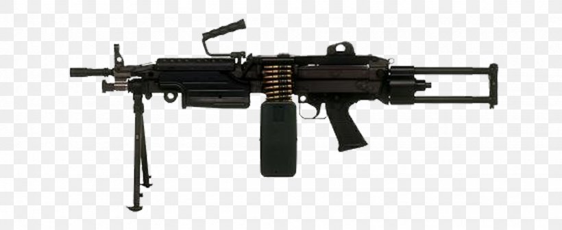 M249 Light Machine Gun Squad Automatic Weapon FN Minimi Firearm, PNG, 1950x800px, Watercolor, Cartoon, Flower, Frame, Heart Download Free