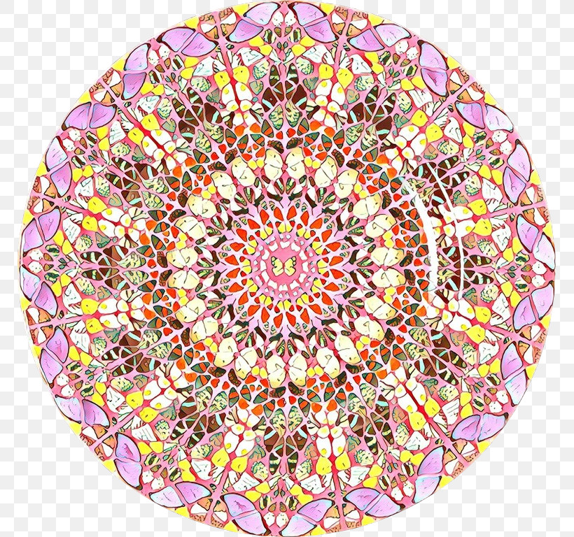Pink Pattern Kaleidoscope Circle Tableware, PNG, 769x768px, Pink, Circle, Kaleidoscope, Tableware Download Free