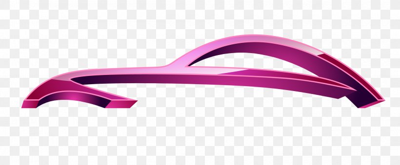 Car Angle Euclidean Vector, PNG, 2500x1035px, Car, Magenta, Pink, Product, Product Design Download Free