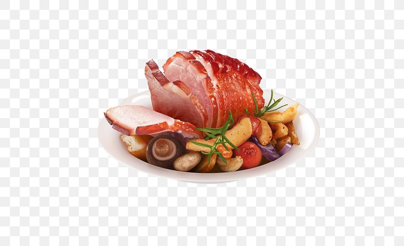 Christmas Ham Steak Baked Ham Black Forest Ham, PNG, 500x500px, Ham, Animal Source Foods, Back Bacon, Baked Ham, Baking Download Free