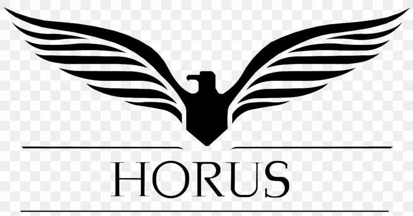 Logo Eye Of Horus Entertainment Astronical, PNG, 1177x616px, Logo, Artwork, Beak, Black And White, Brand Download Free