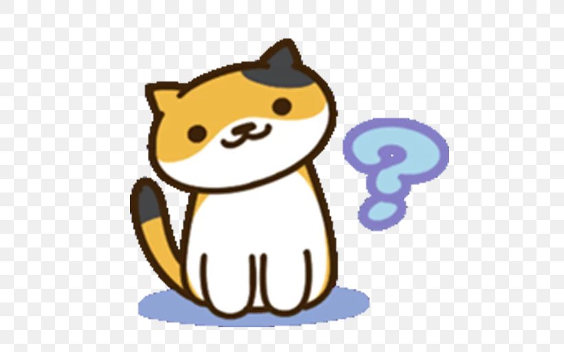 Neko Atsume Cat Sticker Whiskers Telegram, PNG, 512x512px, Neko Atsume