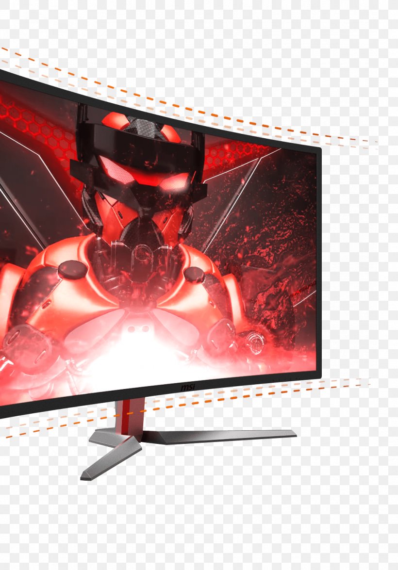 Computer Monitors MSI Optix AG32C MSI Optix 144Hz Full HD Curved Freesync Gaming Monitor MSI Optix G27C 27