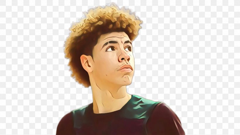 Hair Cartoon, PNG, 2495x1404px, Lamelo Ball, Afro, Basketball, Basketball Player, Cheek Download Free