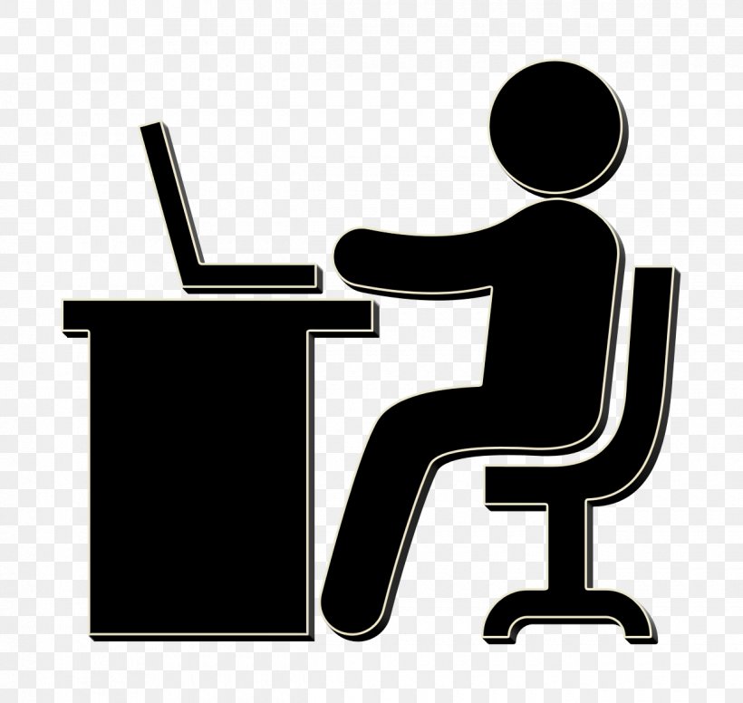 People Icon Working With Laptop Icon Humans Icon, PNG, 1240x1174px, People Icon, Furniture, Humans Icon, Logo, Sitting Download Free