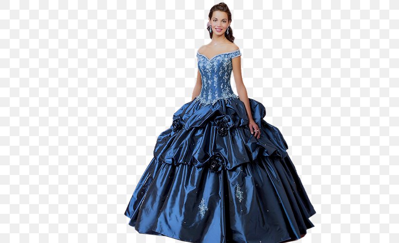 Dress Ball Gown Evening Gown Clothing, PNG, 500x500px, Dress, Ball Gown, Blue, Bridal Party Dress, Bride Download Free