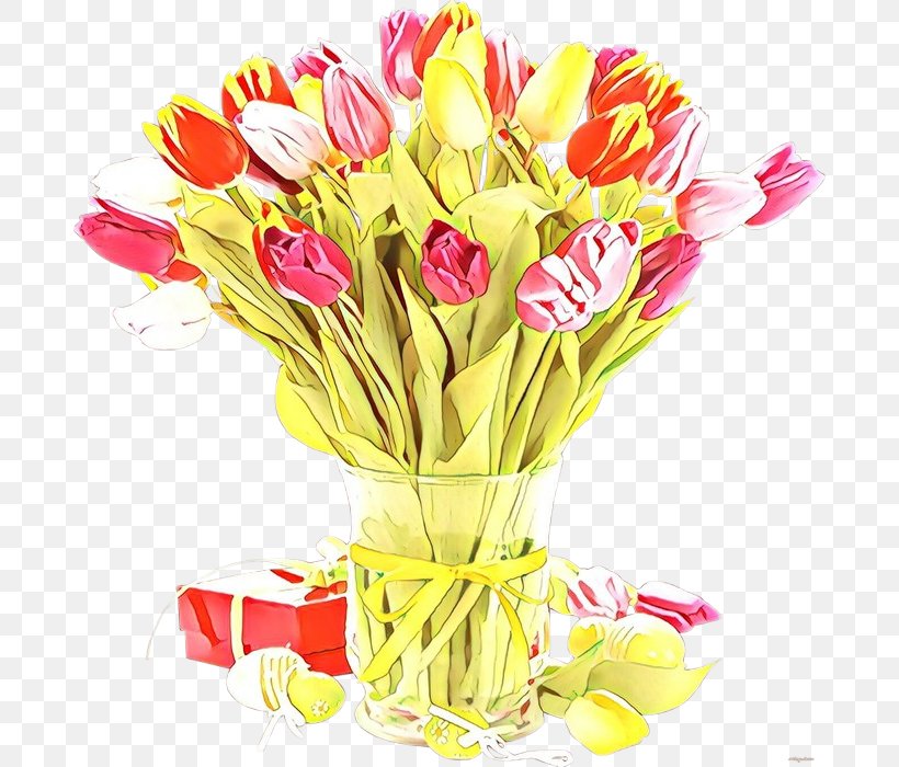 Flower Cut Flowers Bouquet Tulip Plant, PNG, 686x700px, Cartoon, Bouquet, Cut Flowers, Flower, Flowering Plant Download Free