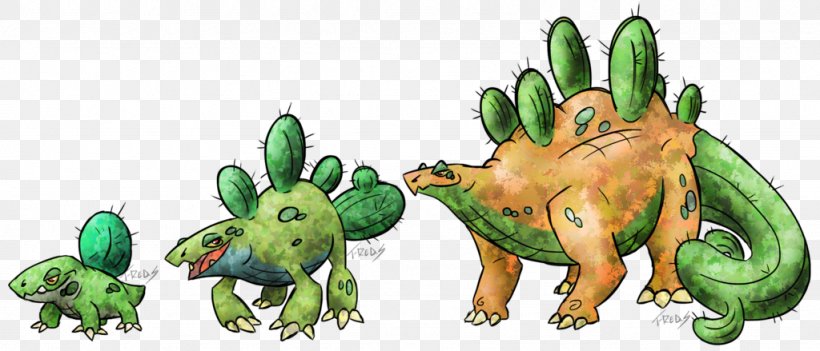 Pokémon Ultra Sun And Ultra Moon Dinosaur Stegosaurus Pokémon Types, PNG, 1024x439px, Pokemon, Amphibian, Animal, Animal Figure, Art Download Free