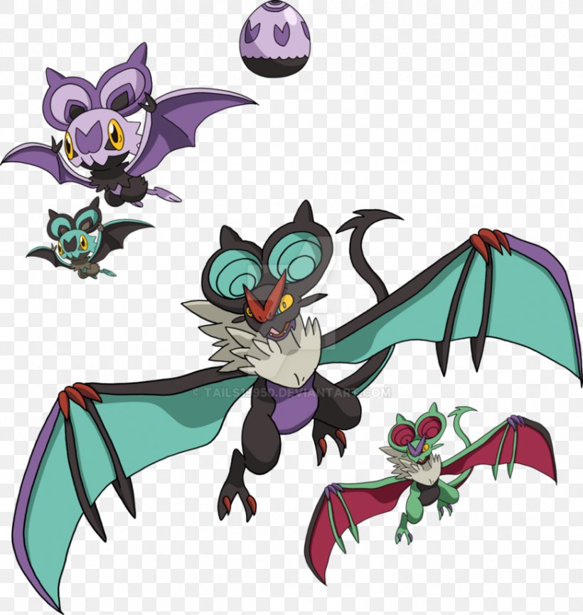 Pokémon X And Y Ash Ketchum Noivern Noibat, PNG, 870x918px, Ash Ketchum, Art, Bat, Cartoon, Demon Download Free