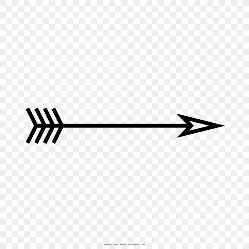 Bow And Arrow Drawing Coloring Book, PNG, 1000x1000px, Drawing, Area, Autocad, Black, Black And White Download Free