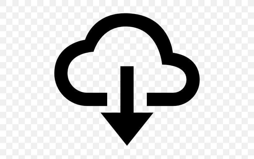 Download Cloud Computing Email, PNG, 512x512px, Cloud Computing, Android, Area, Black And White, Cloud Storage Download Free