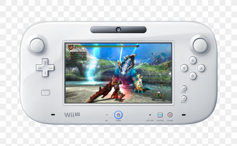 Wii U Gamepad Monster Hunter 3 Ultimate Monster Hunter Tri Png 1500x928px Wii U Computer Software