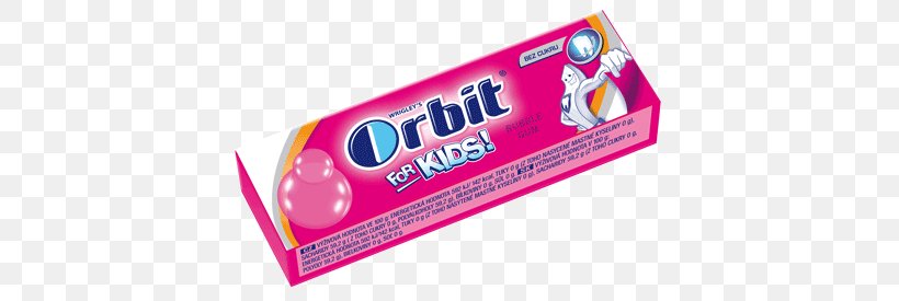 Chewing Gum Candy Lollipop Orbit Mentha Spicata, PNG, 500x275px, Chewing Gum, Acesulfame Potassium, Airwaves, Bubble Gum, Candy Download Free