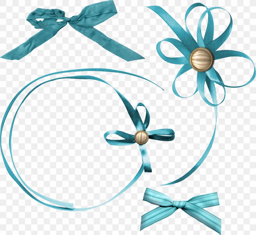 Hair Tie Ribbon Gift Clip Art, PNG, 4101x3775px, Hair Tie, Aqua, Blue, Body Jewellery, Body Jewelry Download Free