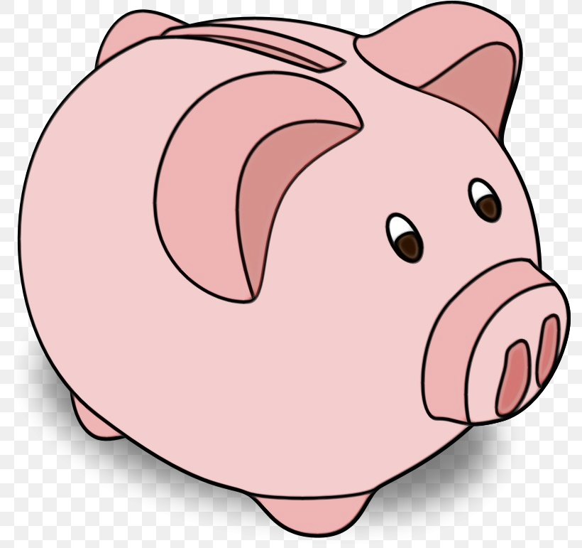 Piggy Bank, PNG, 789x771px, Snout, Cartoon, Fawn, Livestock, Mouth Download Free